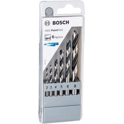 Набор сверл Bosch HSS PointTeQ 6 шт (2.608.577.346) Винница - изображение 1