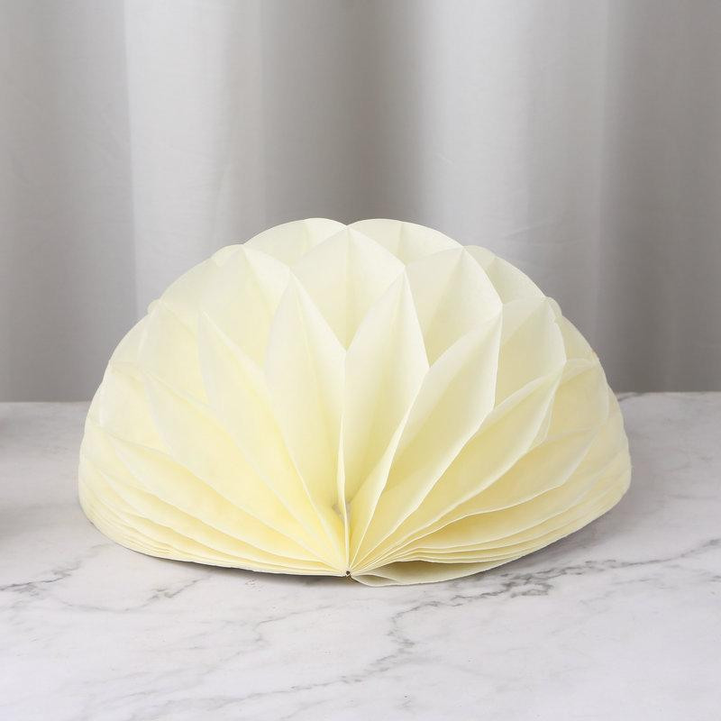 Паперова куля соти 10 см кремовий Київ - фото 2