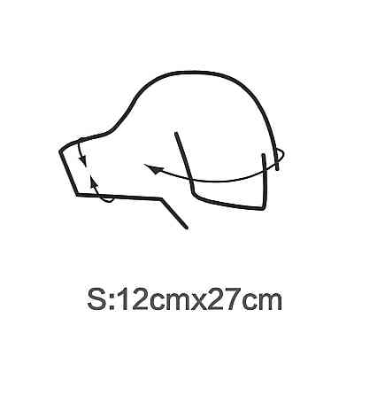 Намордник для собак Качка Quack силіконовий RESTEQ - м'який регульований намордник у вигляді дзьоба для дрібних порід, розмір S, Київ