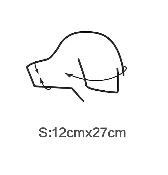 Намордник для собак Качка Quack силіконовий RESTEQ - м'який регульований намордник у вигляді дзьоба для дрібних порід, розмір S, Київ - фото 5