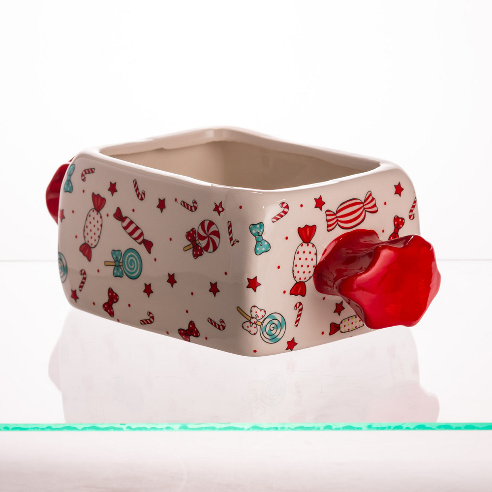 Цукерниця новорічна порцелянова 24×11.5×8 (см) CR-1-22 Київ - фото 2