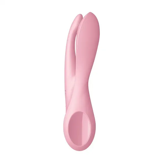 Клиторальный вибратор Satisfyer Threesome 1 Pink с тремя гибкими пальчиками Львов