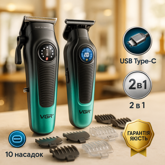 Машинка для стрижки волос с профессиональными ножами V-196, Машинка-тример для стрижки беспроводная ZX-88 Львов