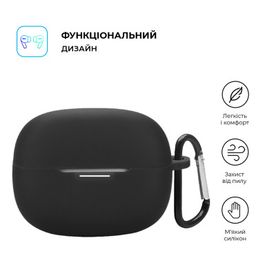 Чохол для навушників Armorstandart Hang Case для Xiaomi Redmi Buds 6 Pro Black (ARM83394) Вінниця - фото 2