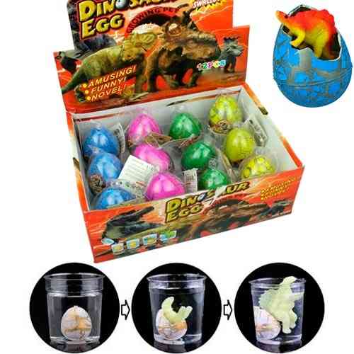 Дино инкубатор 12шт 6x4.5см растишка яйцо динозавра растущий динозавр Винница