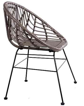 Садове крісло Palm Ротанг Сірий Київ