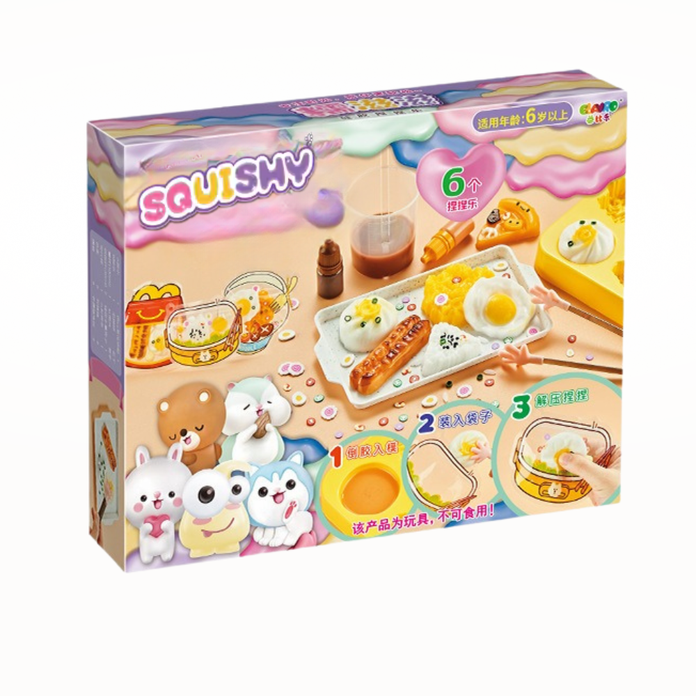 Набір для виготовлення сквишів-антистресів таба лапок, дитячий набір для творчості «Створи сквиш сам» 6 штук Кам'янець-Подільський - фото 3