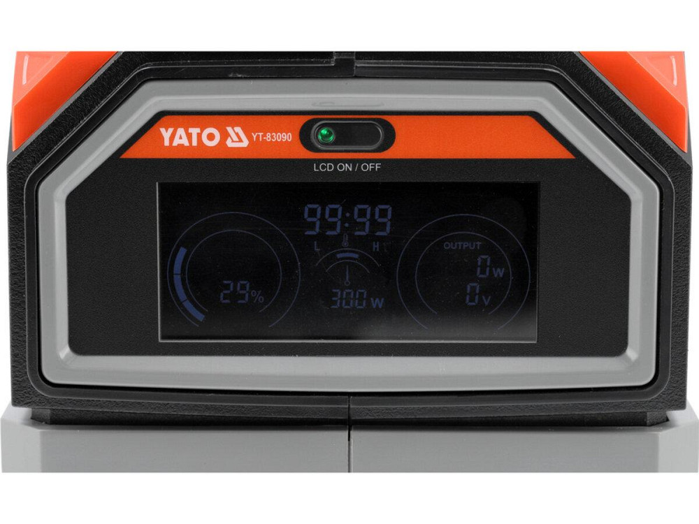 Портативна станція YATO 315 ВтГод, вихід- 300/600 Вт, порти: 230V AC, різні USB Одесса - изображение 3