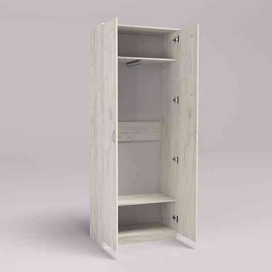 Шафа офісна ОШ-2, Дуб Крафт Білий, 800/420/2100 Львів