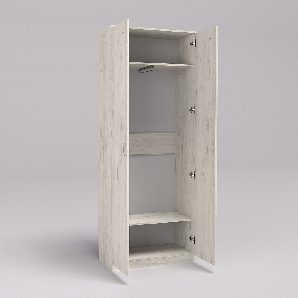 Шкаф офисный ОШ-2, Дуб Крафт Білий, 800/420/2100 Львов - изображение 2