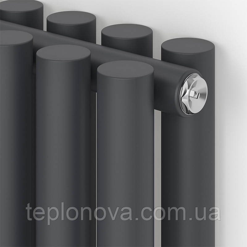 Дизайнерский радиатор 1800/413 (мм) антрацит IDEALE GLORIA (универсальное подключение) 12 7/1800/413 Черновцы - изображение 4