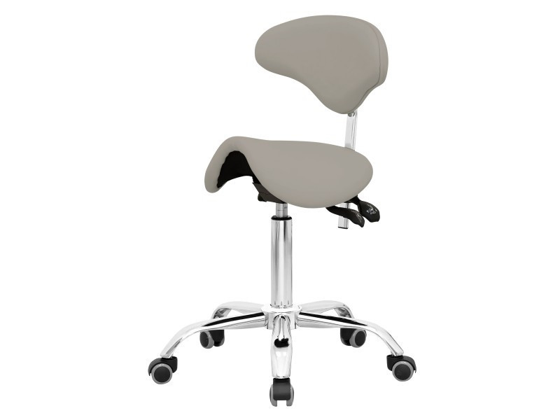 Стілець-сідло для майстра 7015, 4 регулювання, сірий Київ - фото 4