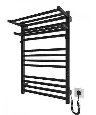 Полиця для рушників навісна профільна HF Sheffield 520x204 black matt Київ