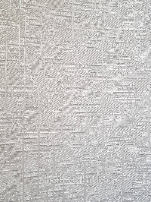 Обои метровые виниловые на флизелине Sintra Structure под штукатурку светло бежевые серебристые с полоской  524015 Киев - изображение 2