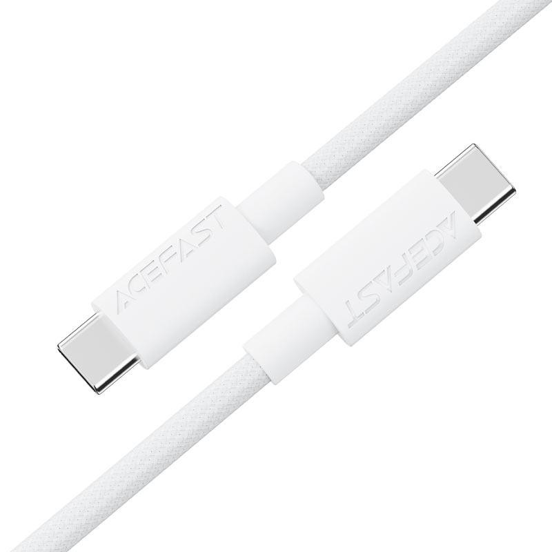 Кабель ACEFAST C18-03 USB-C to USB-C braid charging data cable White Одесса - изображение 4