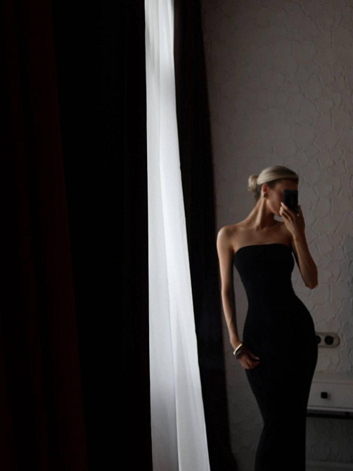 Женское элегантное длинное платье с кружком, вискоза с кружевом 46/48 Одесса - изображение 2