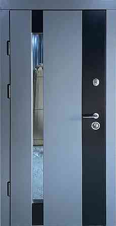 Двері вуличні Redfort, модель Марсель зі склом, комплектація Композит (2 контури) Київ