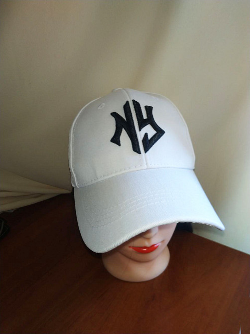 Бейсболка з вишивкою "NY" Білий Харків - фото 3