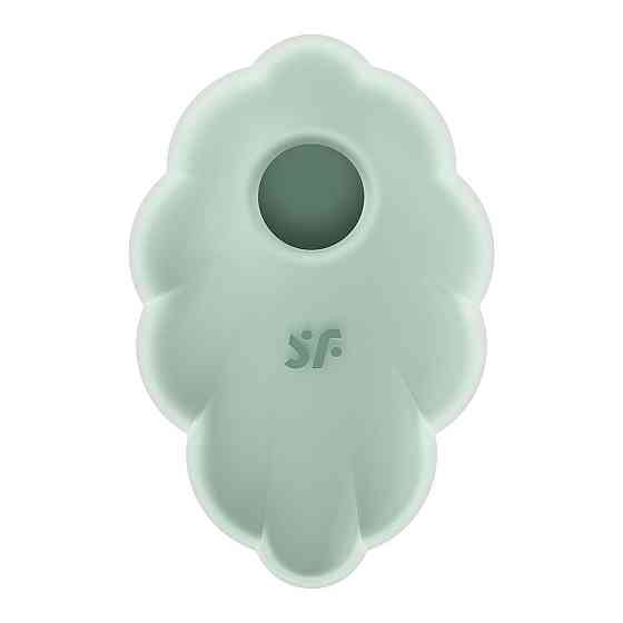 Вакуумний стимулятор з вібрацією Satisfyer Cloud Dancer Mint Sex Aura Київ