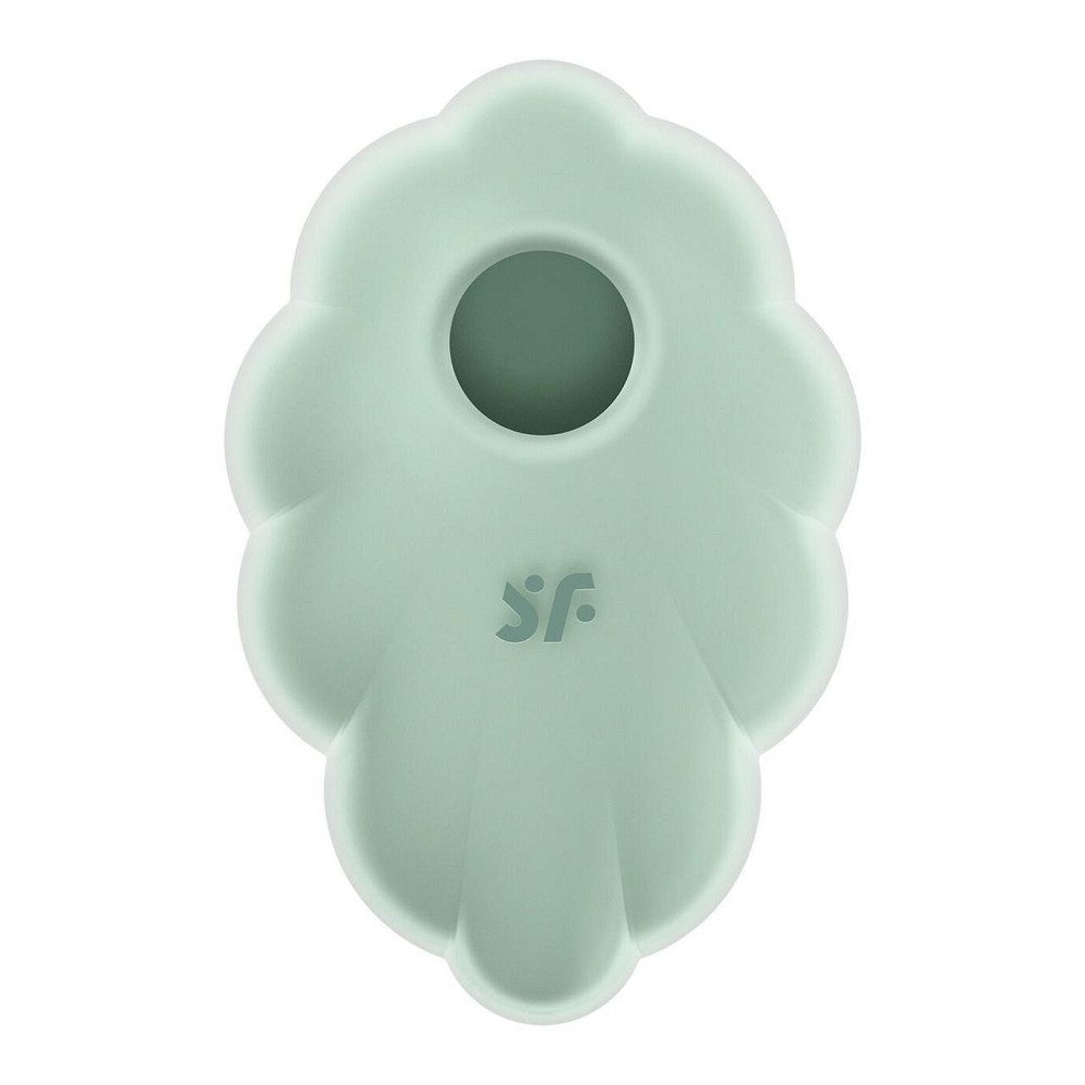 Вакуумний стимулятор з вібрацією Satisfyer Cloud Dancer Mint Sex Aura Київ - фото 2