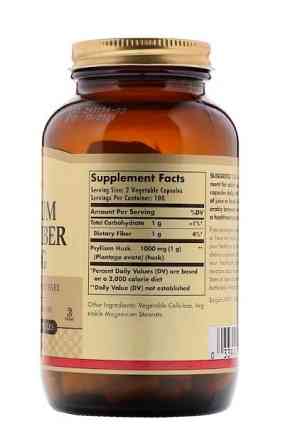 Псиліум лушпиння насіння подорожника (Psyllium Husks Fiber) 500 мг 200 капсул Київ