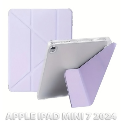 Чехол для планшета BeCover Ultra Slim Origami Transparent Apple iPad Mini 7 2024 Purple (712937) Винница - изображение 1