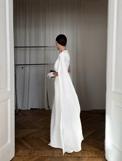 Жіночий елегантний романтичний комплект сукня+ накидка костюмка Одеса - фото 10