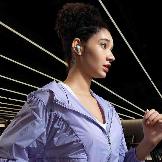 Бездротові вакуумні Bluetooth навушники Redmi з глибокими басами, активним шумозаглушенням, вкладиші з ANC 40 дБ, блакитні Київ