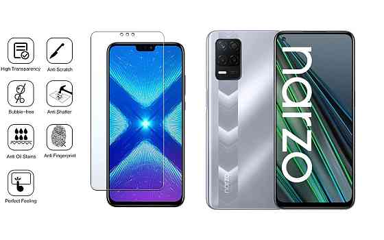 Защитное стекло NeoGlass для Realme Narzo 30 – ультрапрозрачное и устойчивое Киев