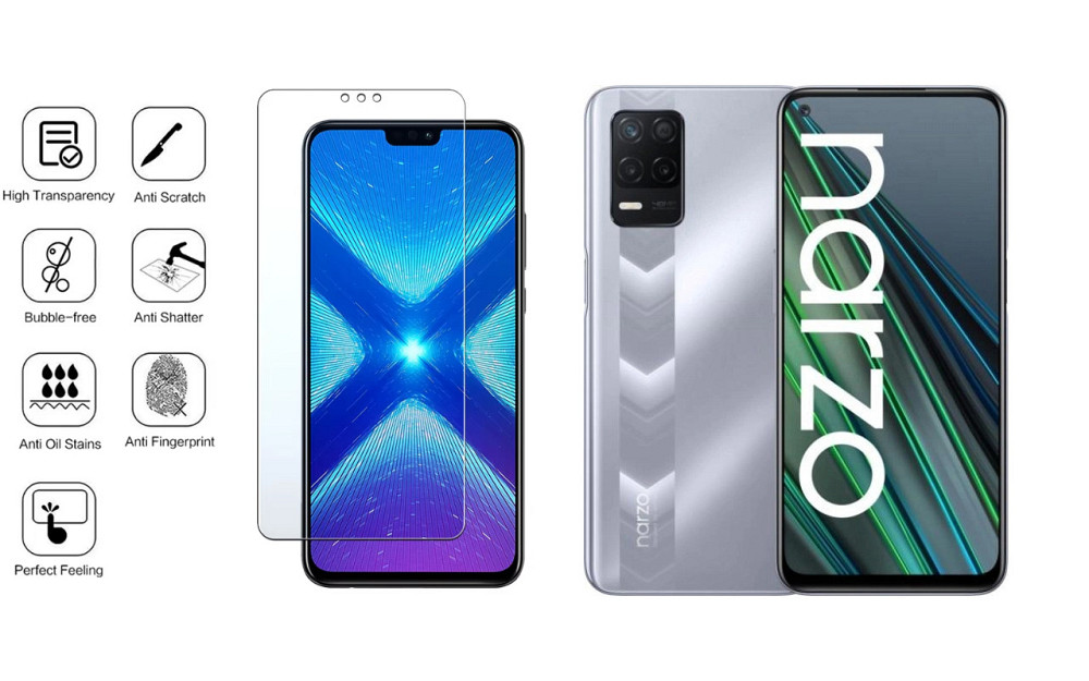 Защитное стекло NeoGlass для Realme Narzo 30 – ультрапрозрачное и устойчивое Киев - изображение 4