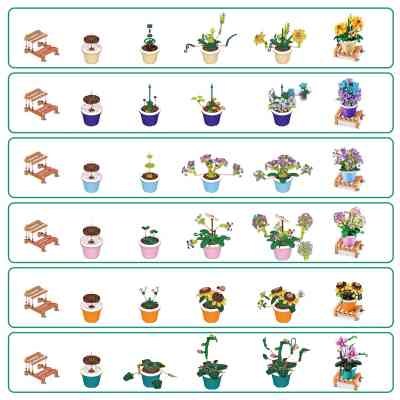 Конструктор Max у капсулі S1 - Садові рослини в горщиках в асортименті (83183GQ1) Вінниця