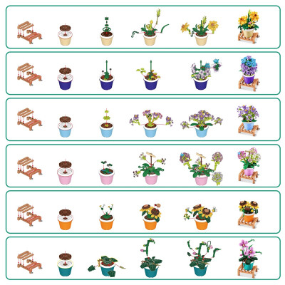 Конструктор Max у капсулі S1 - Садові рослини в горщиках в асортименті (83183GQ1) Вінниця - фото 6