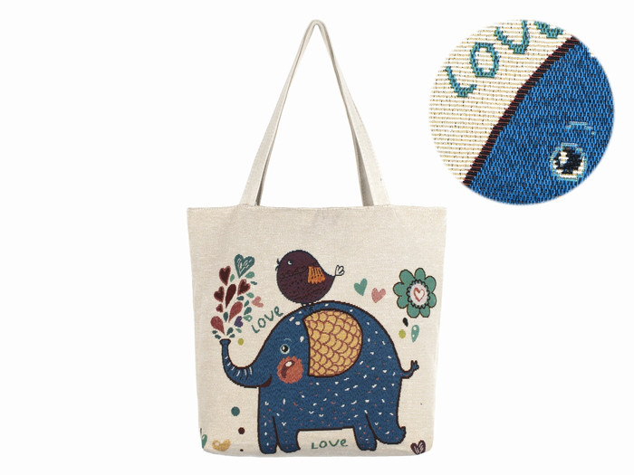 Жіноча літня сумка Слон та пташка Київ - фото 1