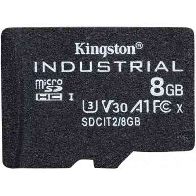 Карта пам'яті Kingston 8GB microSDHC class 10 UHS-I V30 A1 (SDCIT2/8GBSP) Вінниця