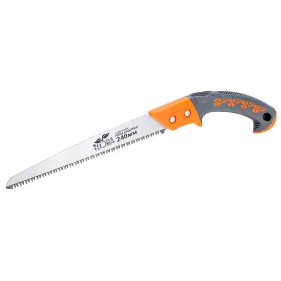 Пила садова пряма 240 мм 7TPI з чохлом FLORA (5023314) Київ
