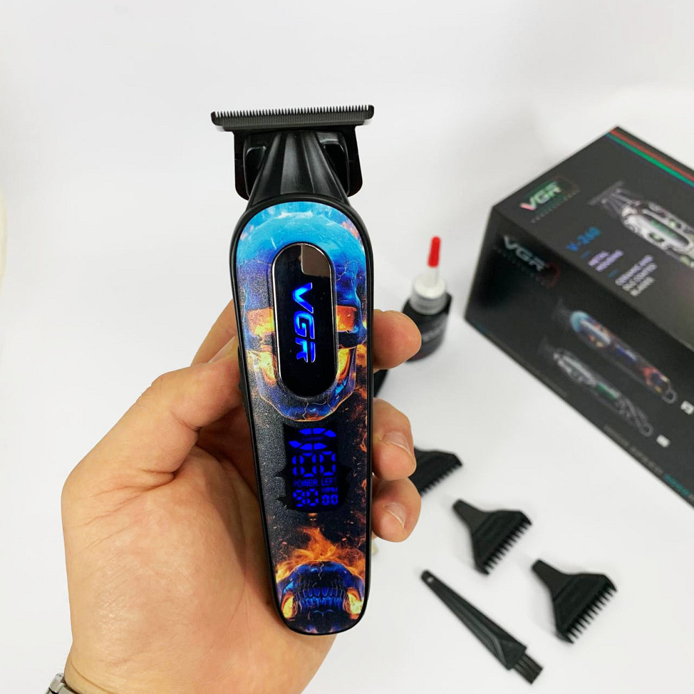 Машинка для стрижки волосся для професіоналів Чоловічий набір стрижки волосся бездротовий DY-90 Львів - фото 10