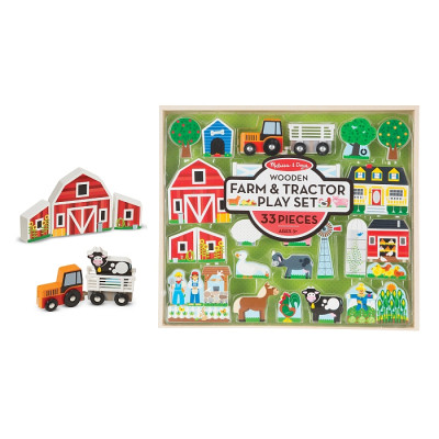 Ігровий набір Melissa&amp;Doug дерев'яний "Ферма і трактор" (MD14800) Вінниця - фото 3