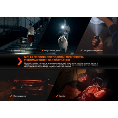 Ліхтар Fenix E03R V2.0 Grey (E03RV20GR) Вінниця - фото 5