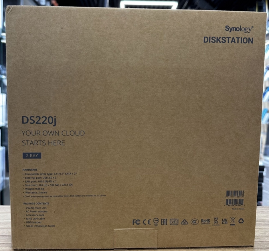 Сетевой Накопитель: Synology Diskstation DS220j 2-Bay White Киев - изображение 2