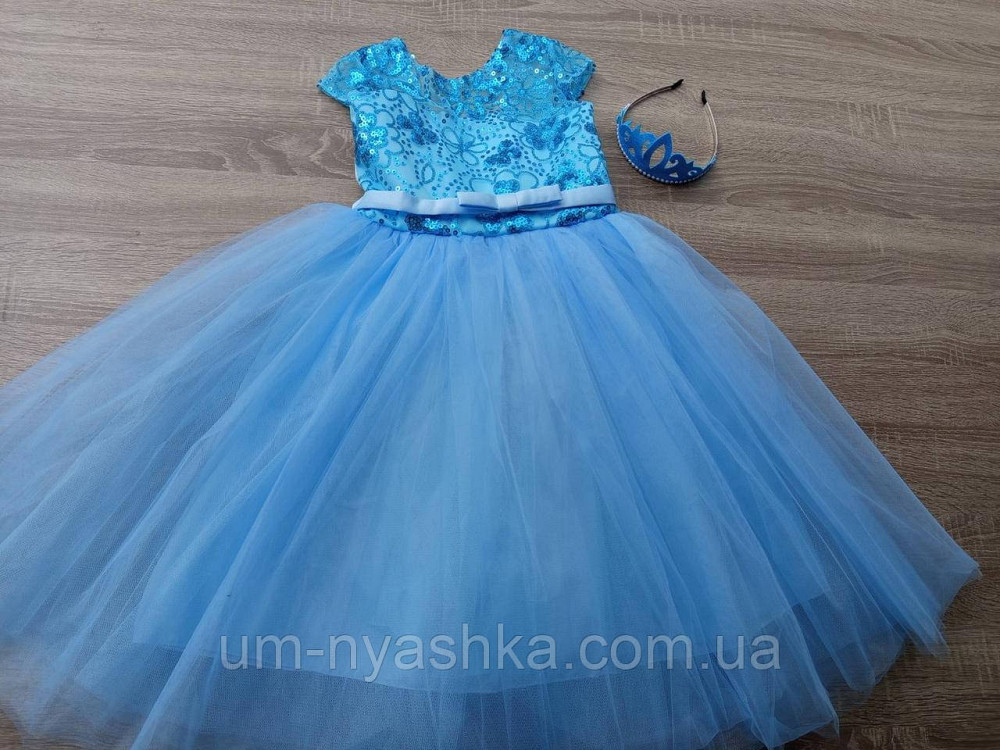 Дитяча біле плаття Глорія з паєтками Кривий Ріг - фото 2