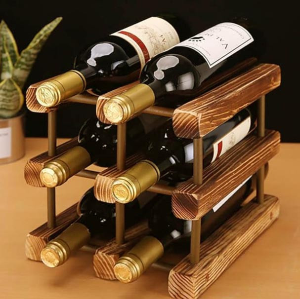 Настольная винная полка 