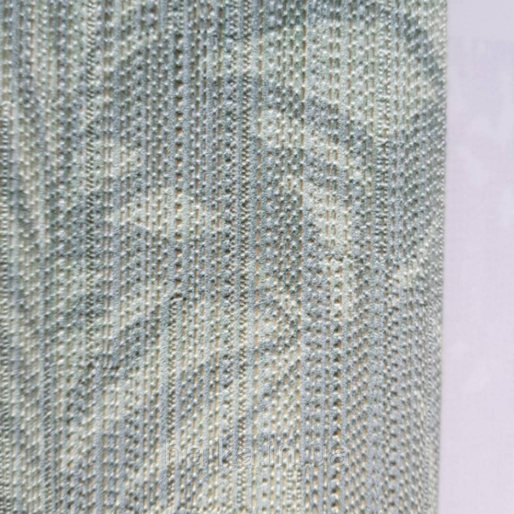 Шпалери вінілові на флізелін Sirpi Alta gamma Sempre 3 листки зелені пальми на салатово золотистому 3д Київ - фото 3