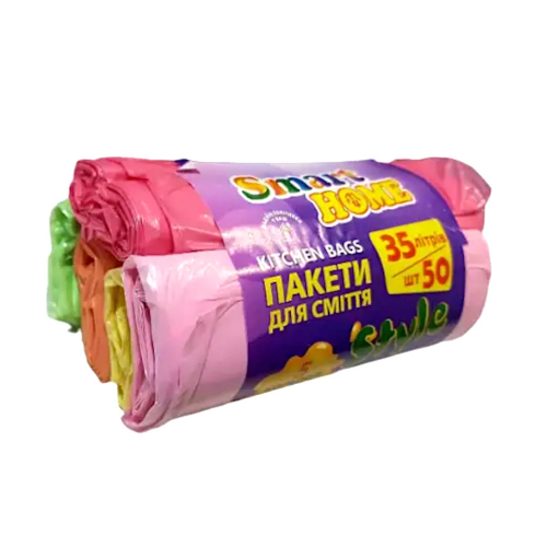 Пакети для сміття 35л 50шт Style Home SMART Житомир
