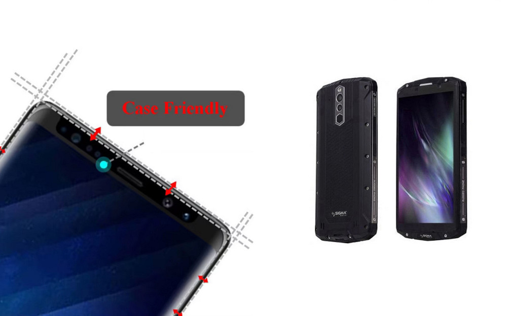 Защитное стекло HyperGlass Pro для Sigma mobile X-treme PQ54 – максимальная чувствительность и защита Киев - изображение 4