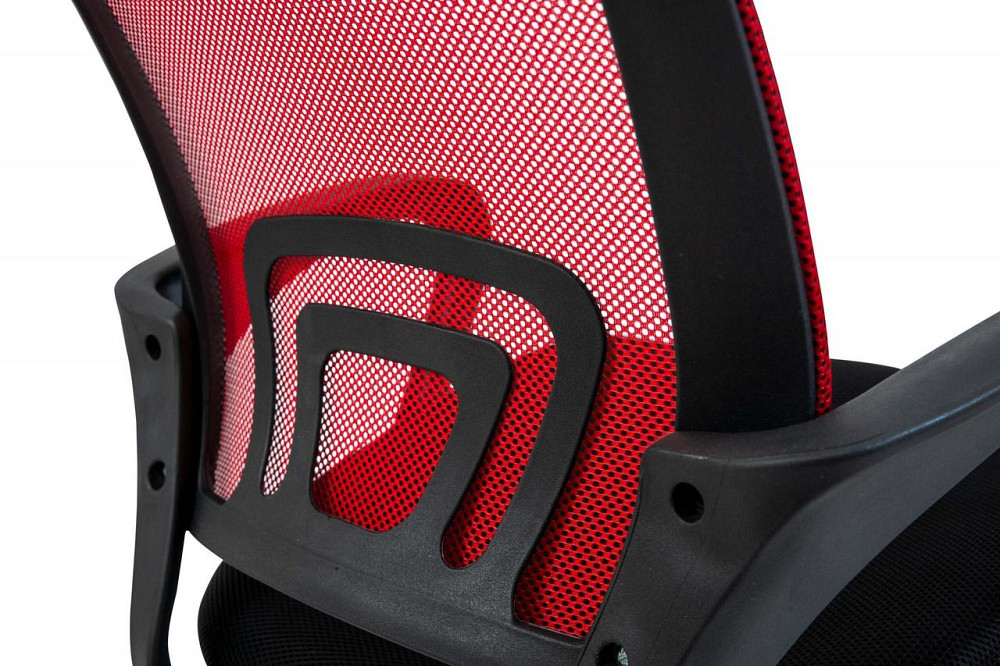 Офісне Крісло Керівника Richman Spider Сітка Чорно-червоний Київ - фото 5