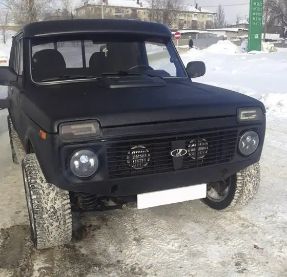 Передні лед фари Нива ВАЗ 2121, ВАЗ 2101, ГАЗ24, УАЗ. LED фари 60 ватів Лед фари ближнє дальнє світло Харків