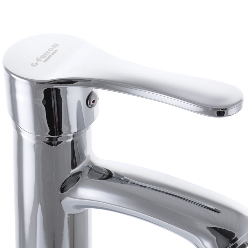 Змішувач для умивальника G-Ferro LAura-001 (без підводки) (GF1300) Київ - фото 2