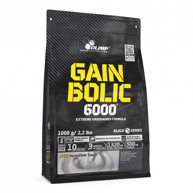 Гейнер Gain Bolic 6000 bag 1000 g (Chocolate) Луцк - изображение 1