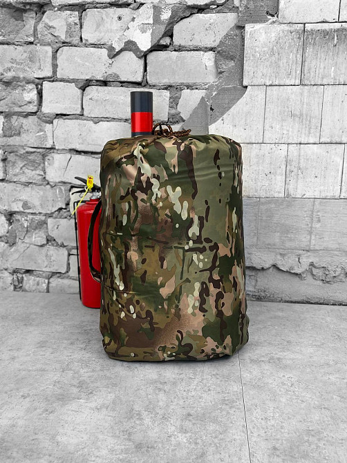 Спальний мішок на флісі, підкладка теплий фліс плюс карімат 15 мм Одеса - фото 4