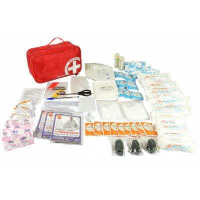 Автомобильная аптечка Poputchik 2 (АМА-2) по ГОСТ 3961-2000 футляр мягкий красный 30х18х12 (02-025-М) Винница - изображение 2